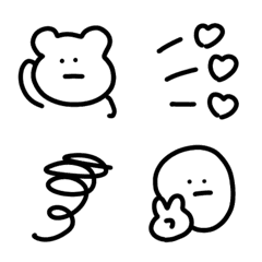 Handwritten simple emojis48