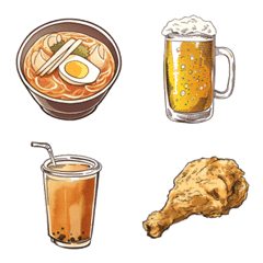 Various food  emoji No.1