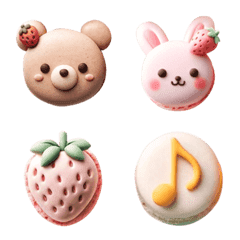 cute macaron emoji 02