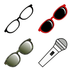 Glasses and Sunglasses Emoji revised 3