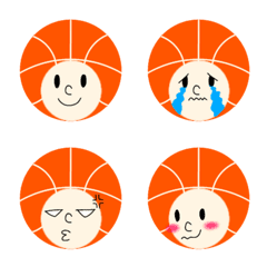 Smiling Basketball face