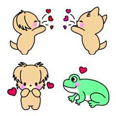 cute yorkshire terrier emoji 2