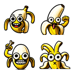 Mysterious Banana Creature Emojis2