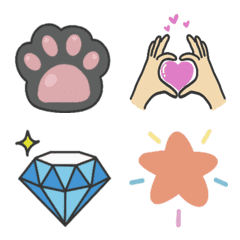 just want cute dynamic emoticon stickers
