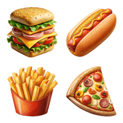 Fast Food Collection (Emoji) Dukdik