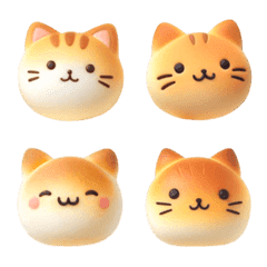 Cat Bread Emoji3 (Spring)