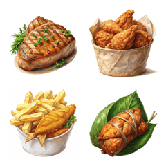 Fast Food Collection (Emoji) 3