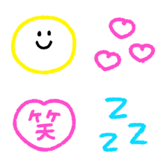 vivid-color smile(emoji)