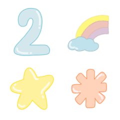 Little Number color emoji