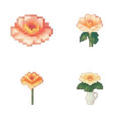 Flor Pixel Art Emoji 2