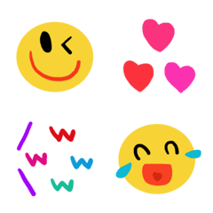 (Various emoji 608adult cute simple)