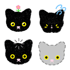 poker face fluffy black cat vol.2