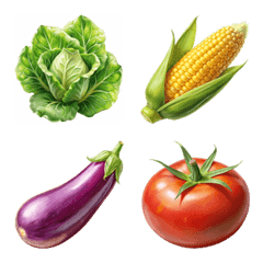 Fresh Vegetable Collection (Emoji)