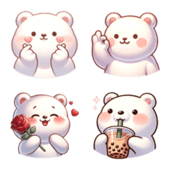 Cutie Bear Emoji V2
