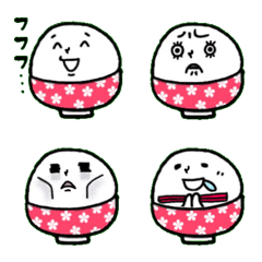 Rice bowl emoji (cherry blossom)
