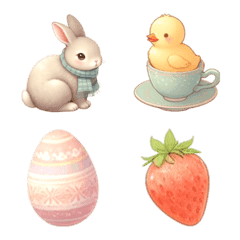 Happy Easter Precious Emoji