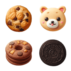 Cookie sweet emoji