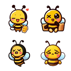 Emoji Section - Cute Bee