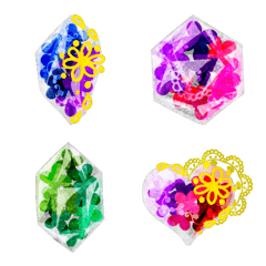 Crystal Flower Emoji