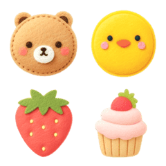 Macaron felt Easter Emoji 3