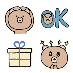 Lovely bear emoji