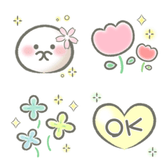 Mochi Emoji that makes you feel spring