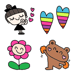 (Various emoji 616adult cute simple)