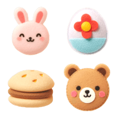 Macaron felt Easter Emoji 5