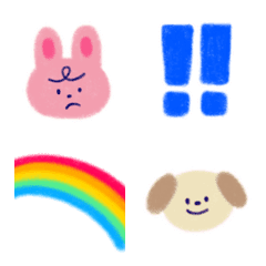 Crayon emoji that can be used every day