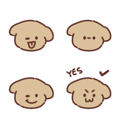 Emoji - cute puppy emoji