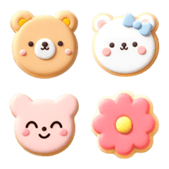 Animal Cookie Emoji8 (spring)