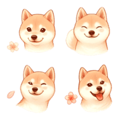 Shiba Inu Sakura Emoji 2
