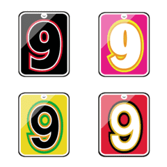 Number emoji Dookdik 19