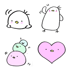 White Chick Emoji – Emotikon LINE | LINE STORE