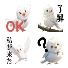 cute&cool is Everyday bird Emoji