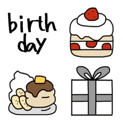 mefor emoji. birthday