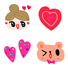 (Various emoji 621adult cute simple)