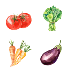 various vegetables set
