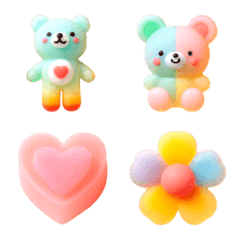 Bear Colorful Emoji