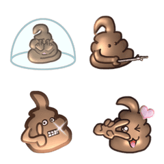 Junjun's moving poo emoji