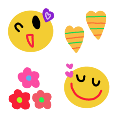 (Various emoji 622adult cute simple)