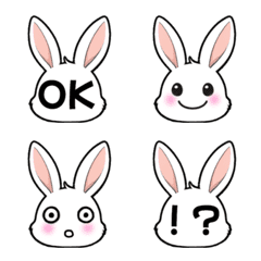Super simple rabbit emoji