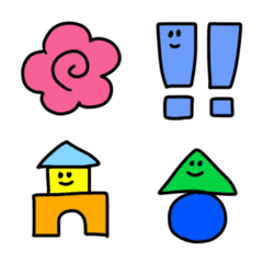 Colorful  pop  Emoji 1