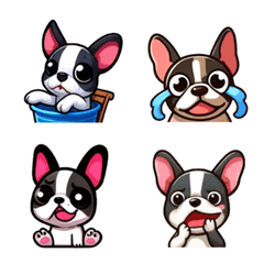 Emoji Section - Cute French Bulldog
