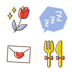 Fashionable and simple emoji 29