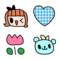 (Various emoji 625adult cute simple)