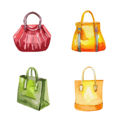 various bag emoji set