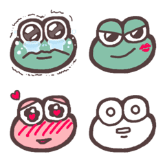 Cute Frog Emoji Collection
