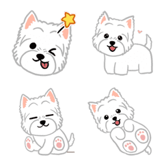 Emojis of West Highland White Terrier1