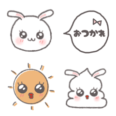 Rabbit emoji Kawaii 1